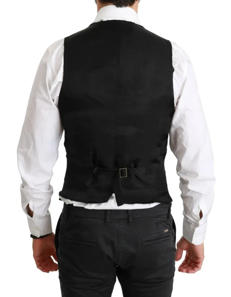 Dolce & Gabbana Black Solid STAFF Slim Fit