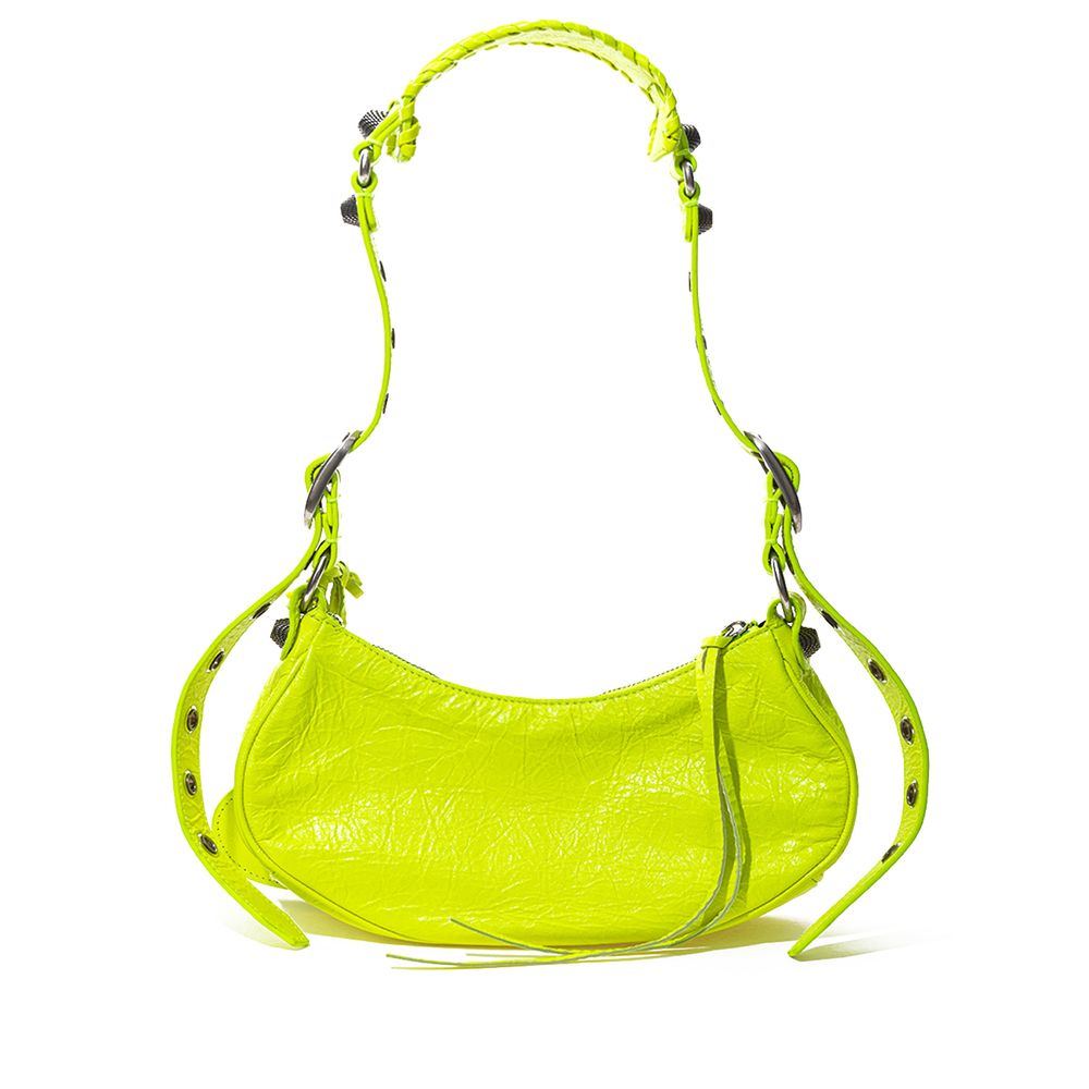 Balenciaga Sunny Yellow Δερμάτινη τσάντα Treasure