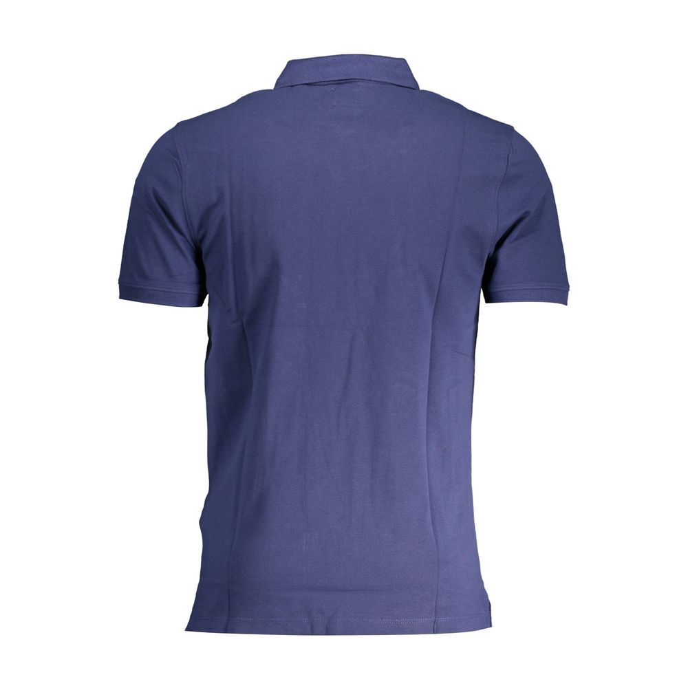 Levi's Svelte Blue Cotton Polo με Chic Logo Accent