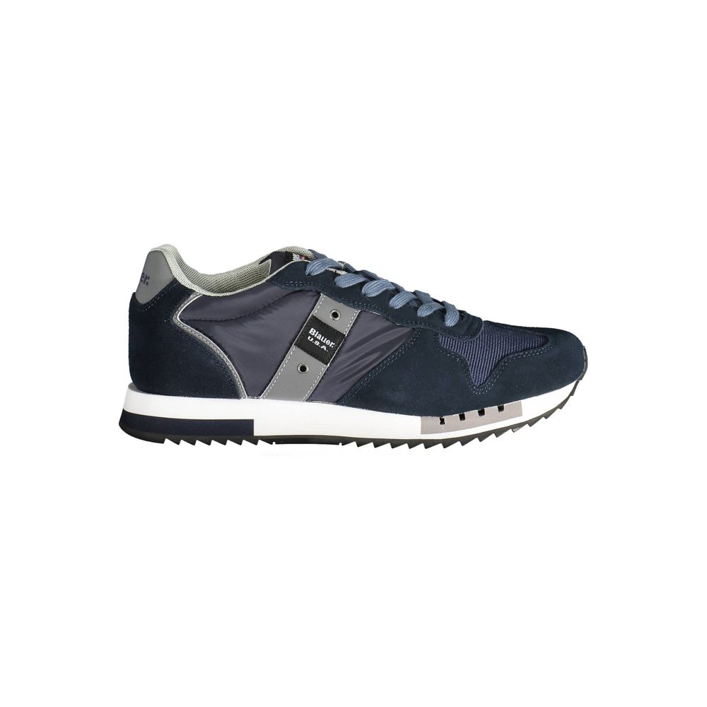 Blauer Blue Leather Men Sneaker