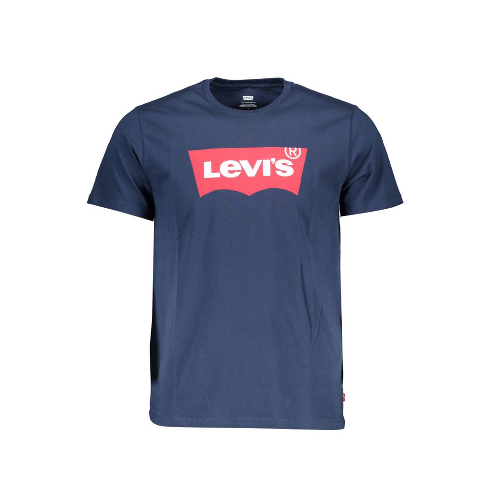 Μπλε μπλουζάκι Levi's Classic Crew Neck με λογότυπο