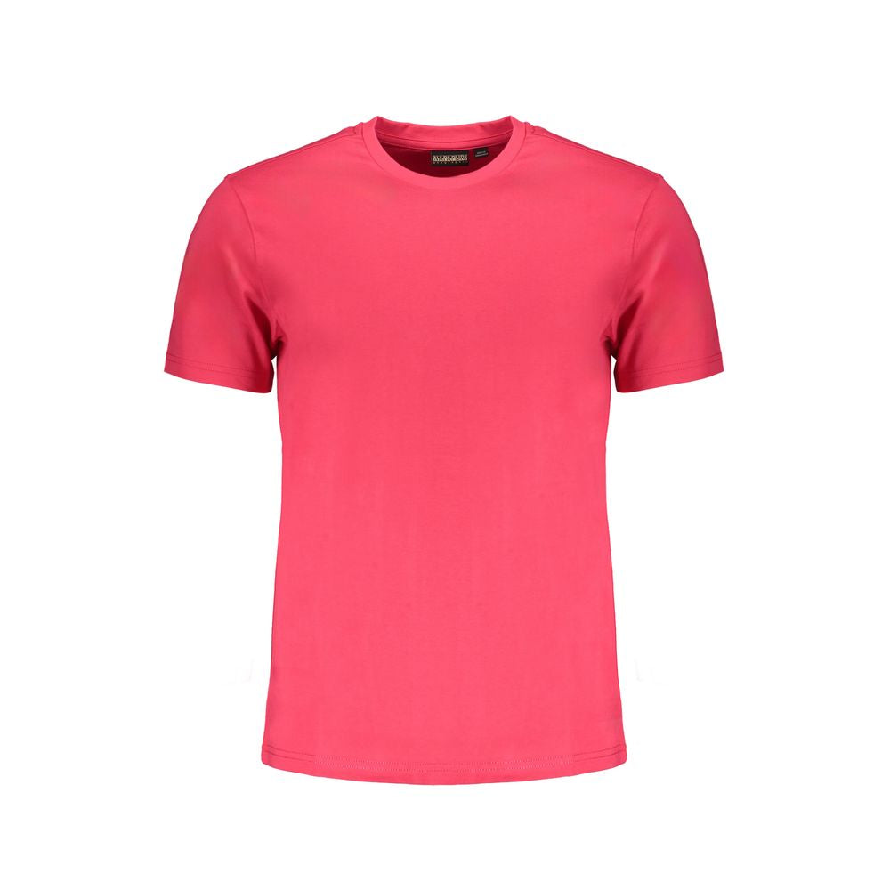 Μπλουζάκι Napapijri Pink Cotton T-Shirt