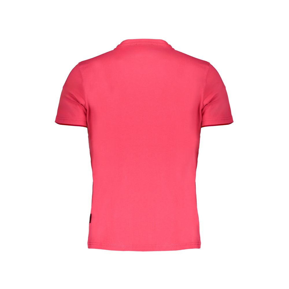 Μπλουζάκι Napapijri Pink Cotton T-Shirt