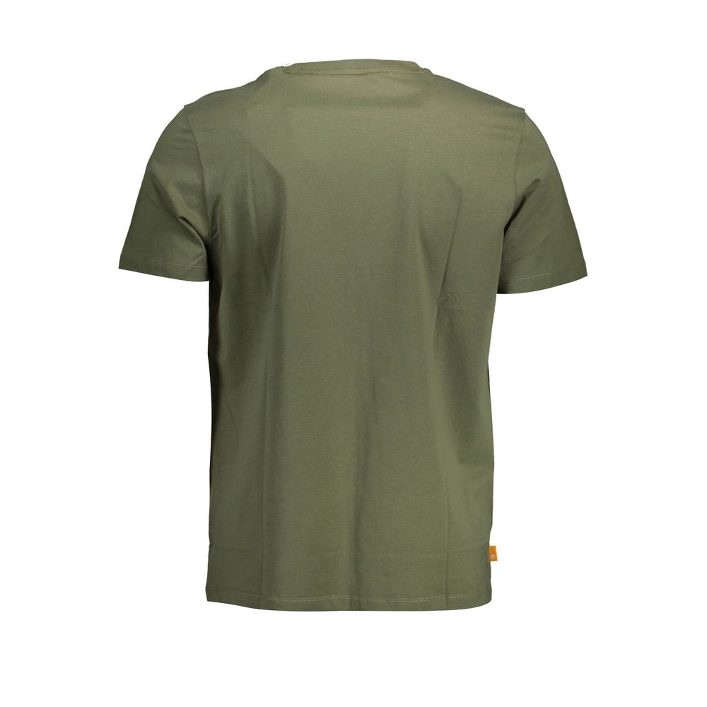 Timberland Green Cotton Men T-Shirt