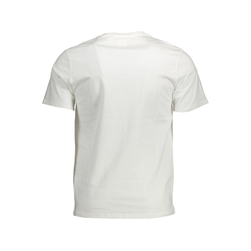 Levi's Classic V-Neck White Cotton Tee