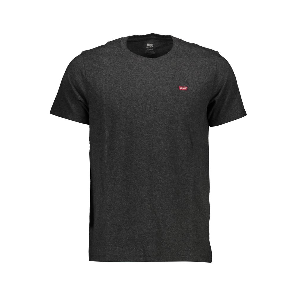 Levi's Classic Gray Cotton Tee with Logo