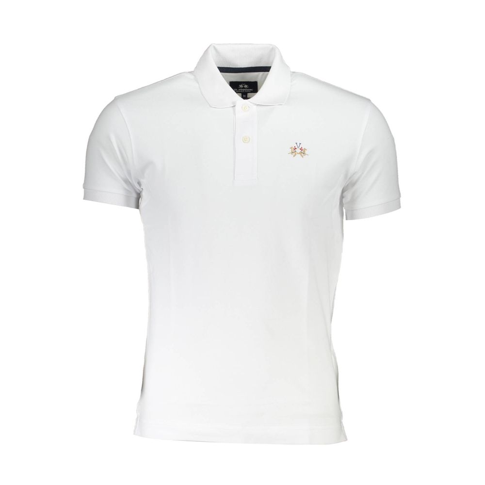 La Martina Sleek Slim Fit Polo με Λεπτομέρεια κεντήματος