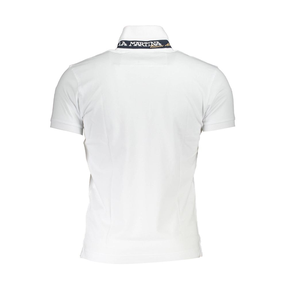 La Martina Sleek Slim Fit Polo με Λεπτομέρεια κεντήματος