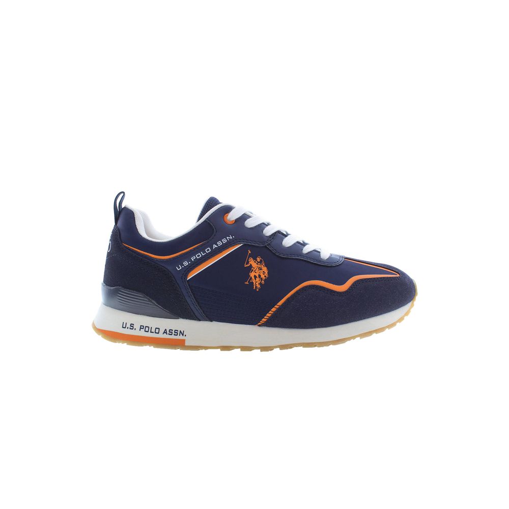 US POLO ASSN. Chic Blue Sporty Sneakers με κορδόνια