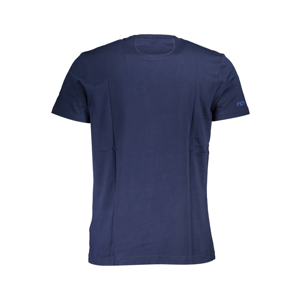 La Martina Chic Blue Logo Tee με κλασικά διακοσμητικά