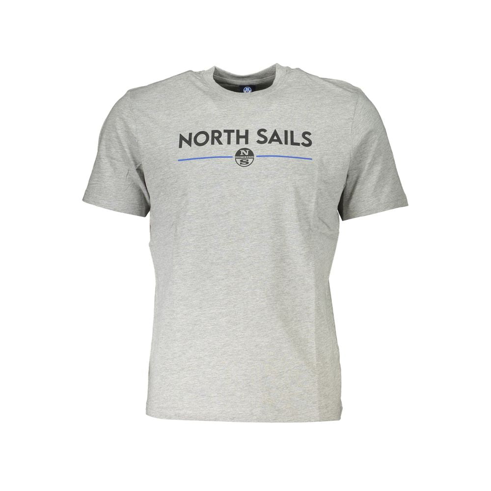 <tc>North Sails</tc> γκρι βαμβακερό μπλουζάκι