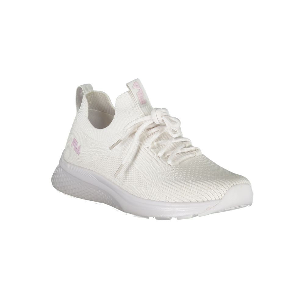 Fila Elegant White Run-It Sneakers με ροζ λεπτομέρειες