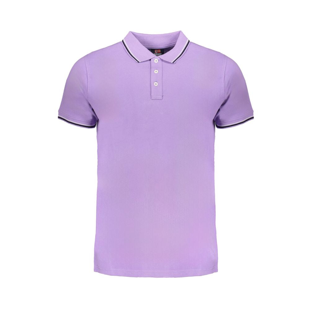 <tc>Norway 1963</tc> Purple Cotton Polo Shirt