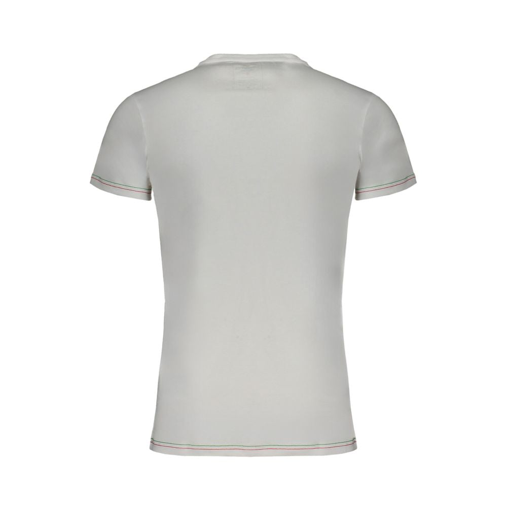 Aeronautica Militare White Cotton T-Shirt