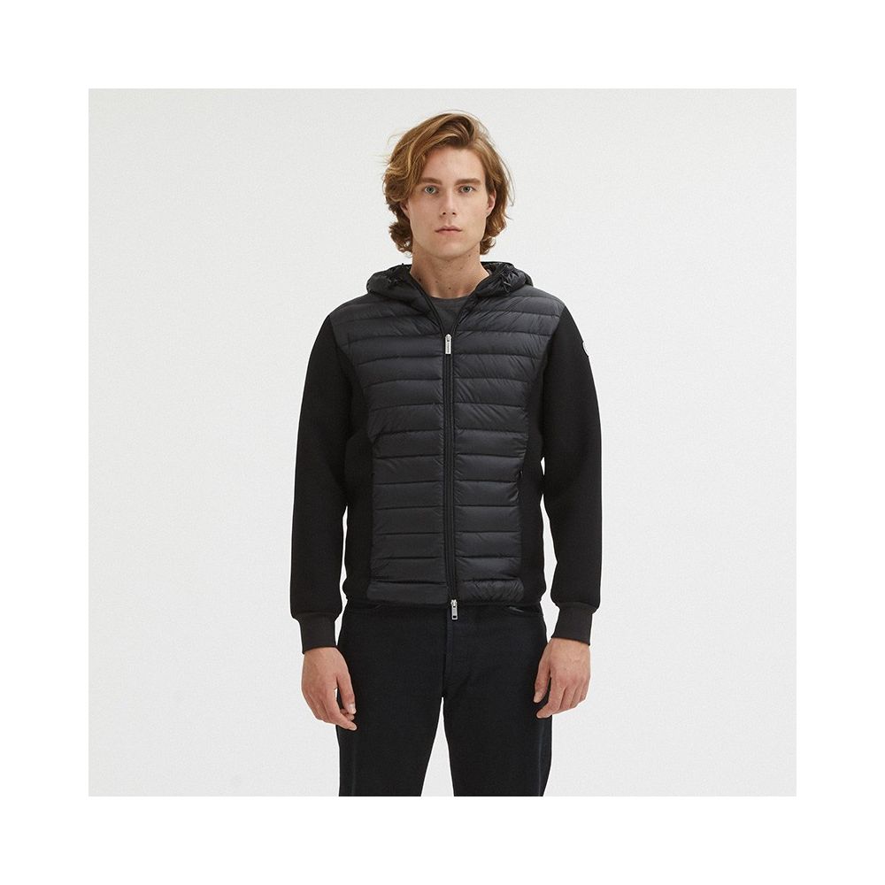 Centogrammi Sleek Black Nylon Down Jacket