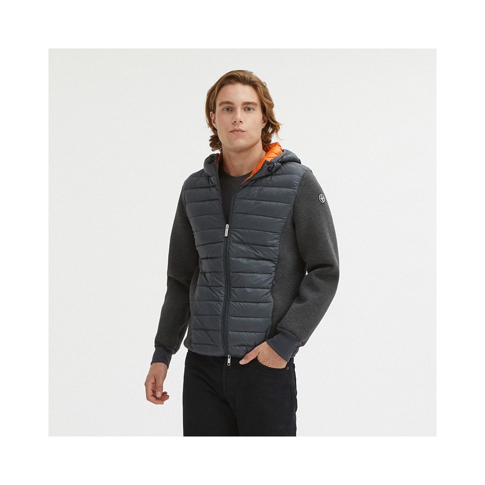 Κομψό μπουφάν Centogrammi Grey Goose Down Puffer