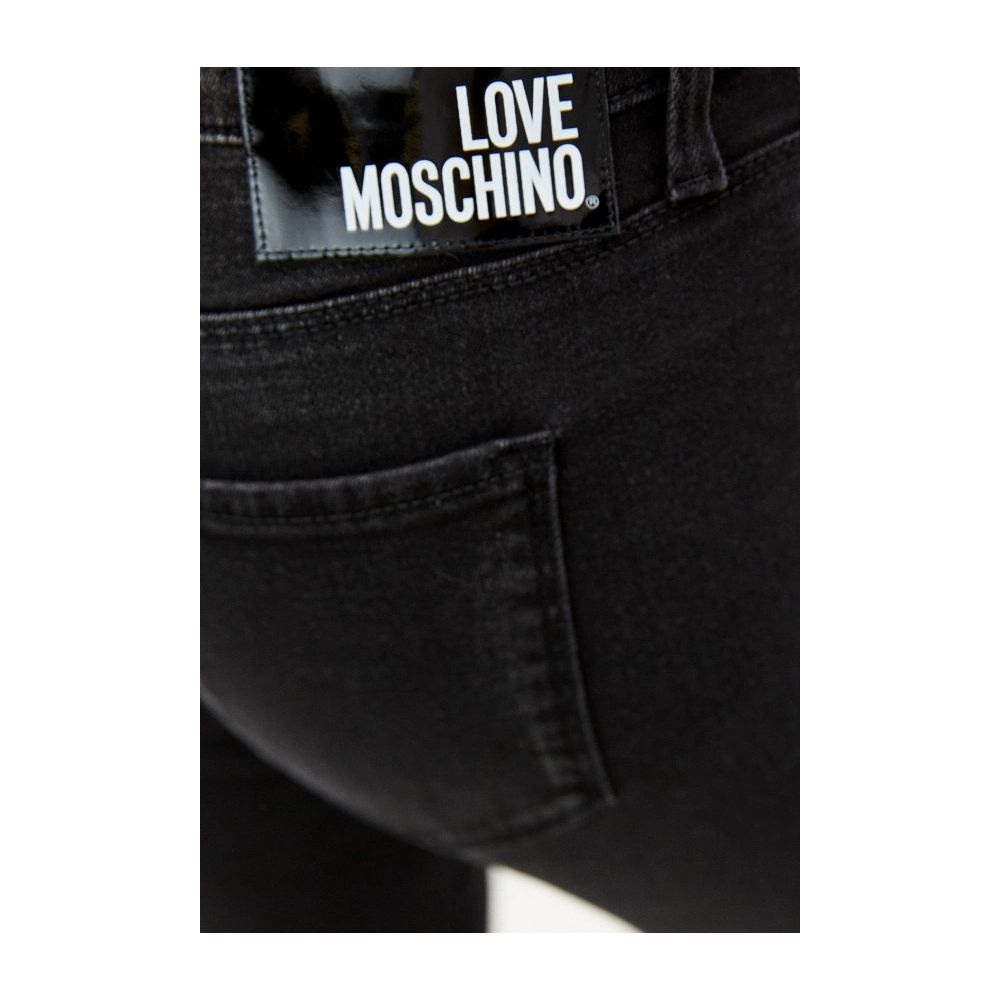 <tc>Love Moschino</tc> Κομψό μαύρο Stretch Slim τζιν