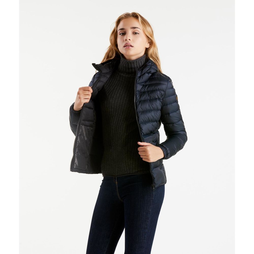 Refrigiwear Elegant Satin-Feel Down Jacket σε σκούρο μπλε