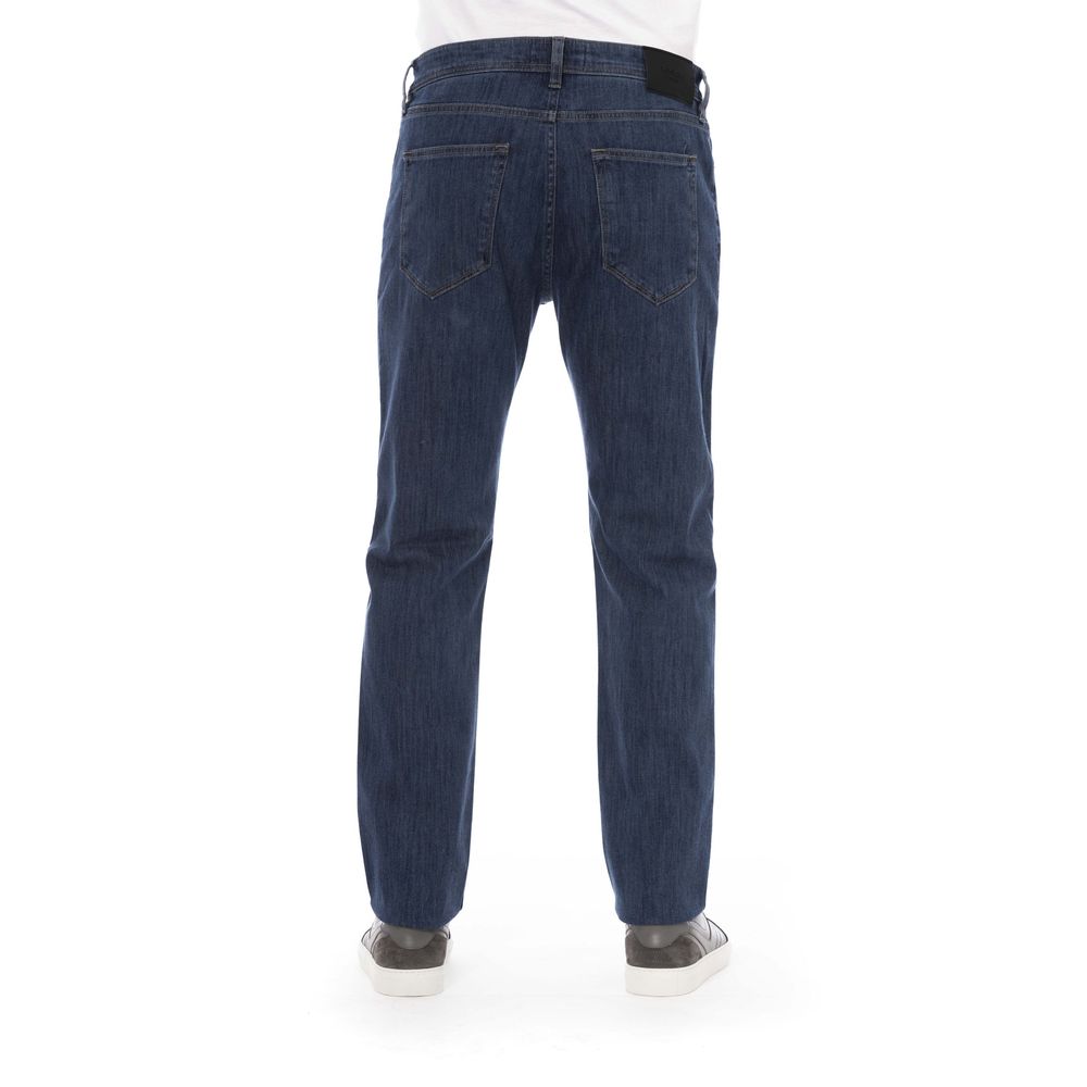 Baldinini Trend Chic Cotton Blend Denim for the Modern Man