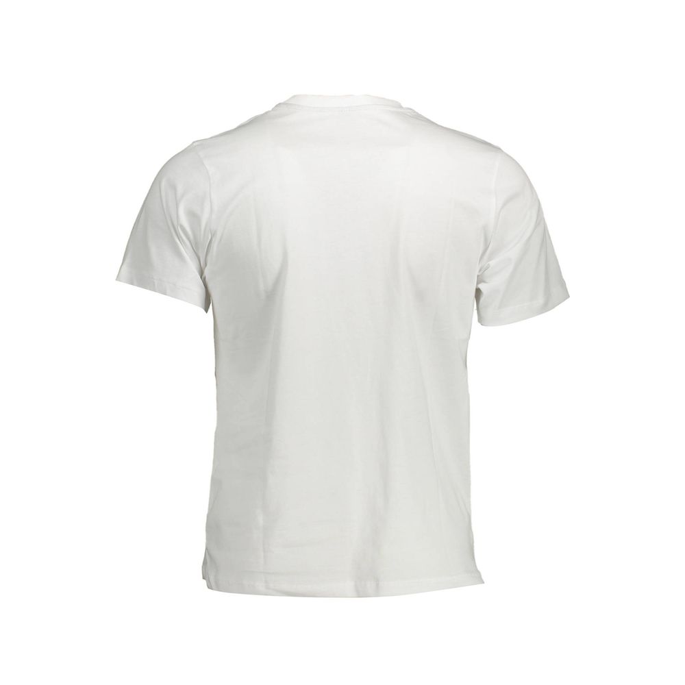 North Sails Elegant White Printed Round Neck Tee