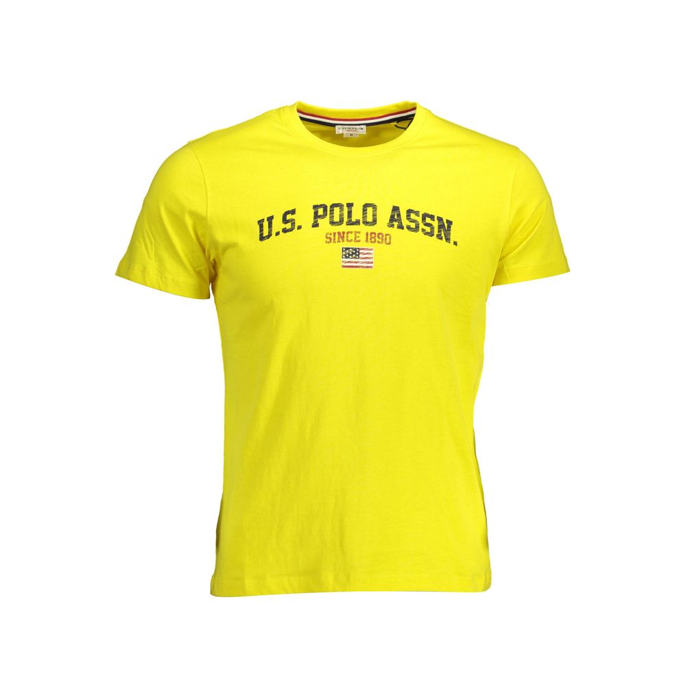 US POLO ASSN. Μπλουζάκι με λογότυπο Sunny Yellow Crew