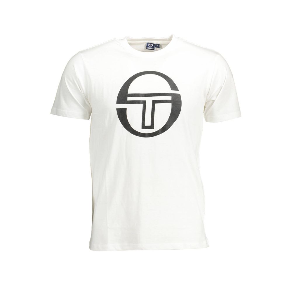 Μπλουζάκι από λευκό βαμβάκι Sergio Tacchini