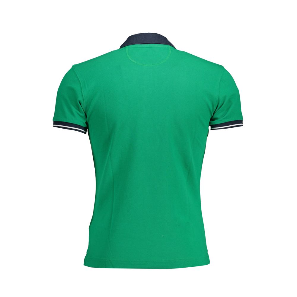 La Martina Slim-Fit Embroidered Polo in Green