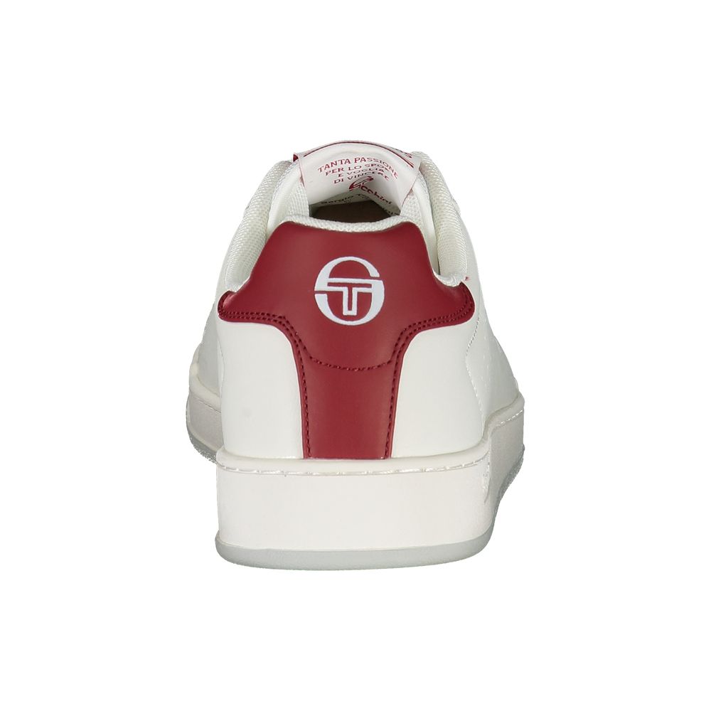 Sleek λευκά αθλητικά παπούτσια Sergio Tacchini με λεπτομέρειες αντίθεσης