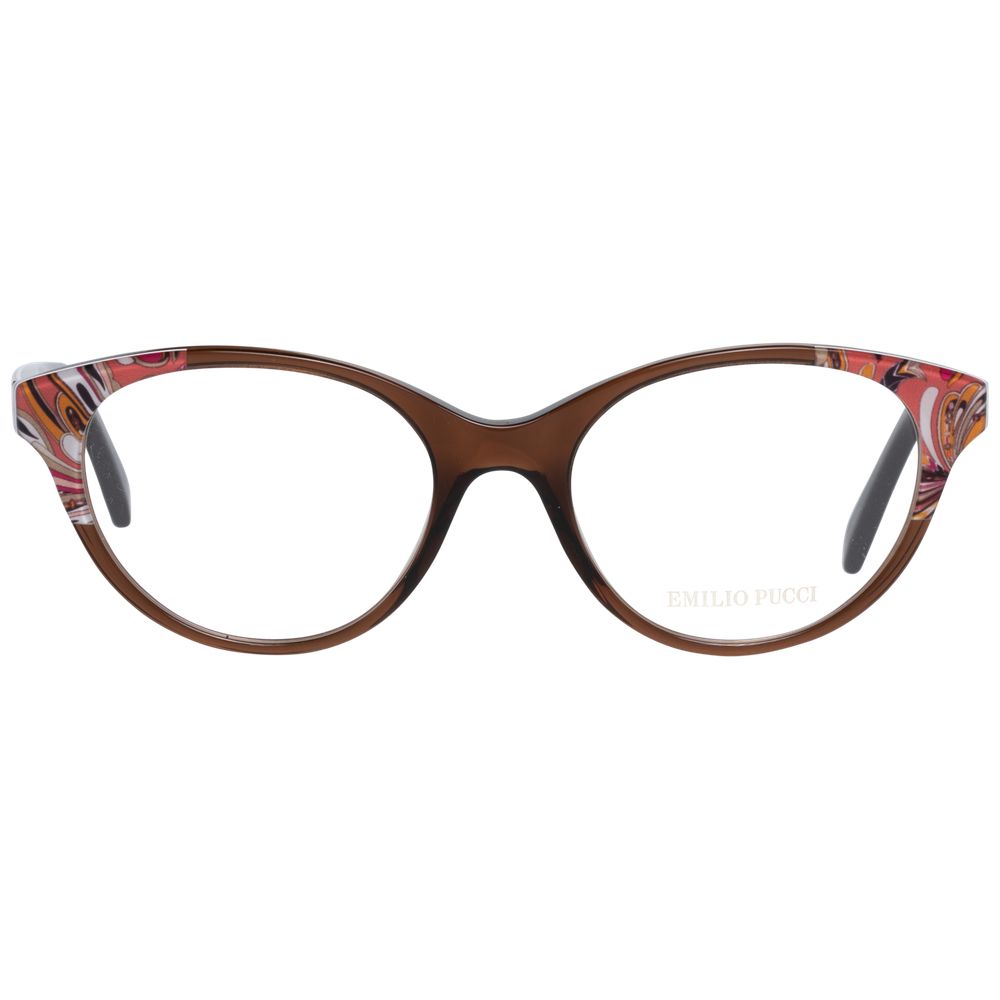 Emilio Pucci Brown Women Optical Frames