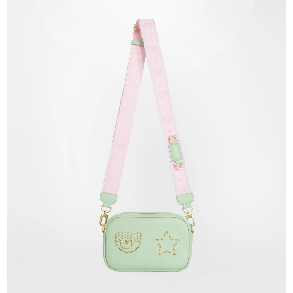 Τσάντα Chiara Ferragni Green Fabric Crossbody