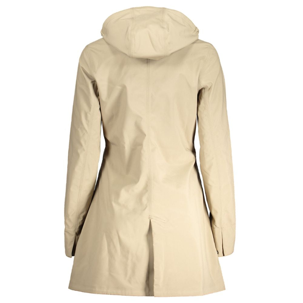 K-WAY Beige Polyester Jackets & Coat