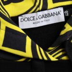 Μαύρο λογότυπο Dolce & Gabbana Φούτερ με βαμβακερή κουκούλα