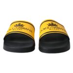 Παπούτσια Beachwear Dolce & Gabbana Black Yellow Neoprene Slides