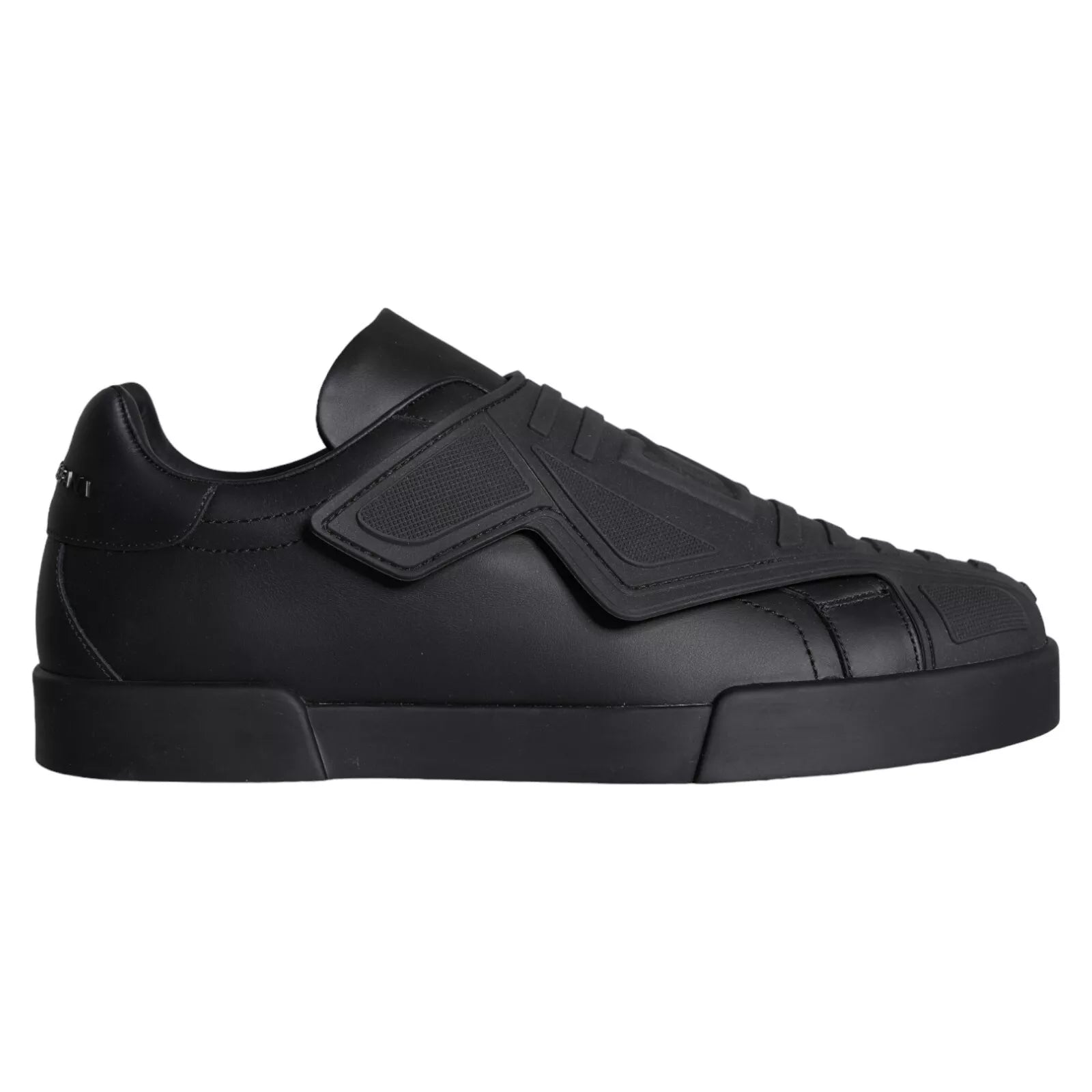 Ανδρικά παπούτσια Dolce &amp; Gabbana Black Lace Up Wave Low Top Sneakers