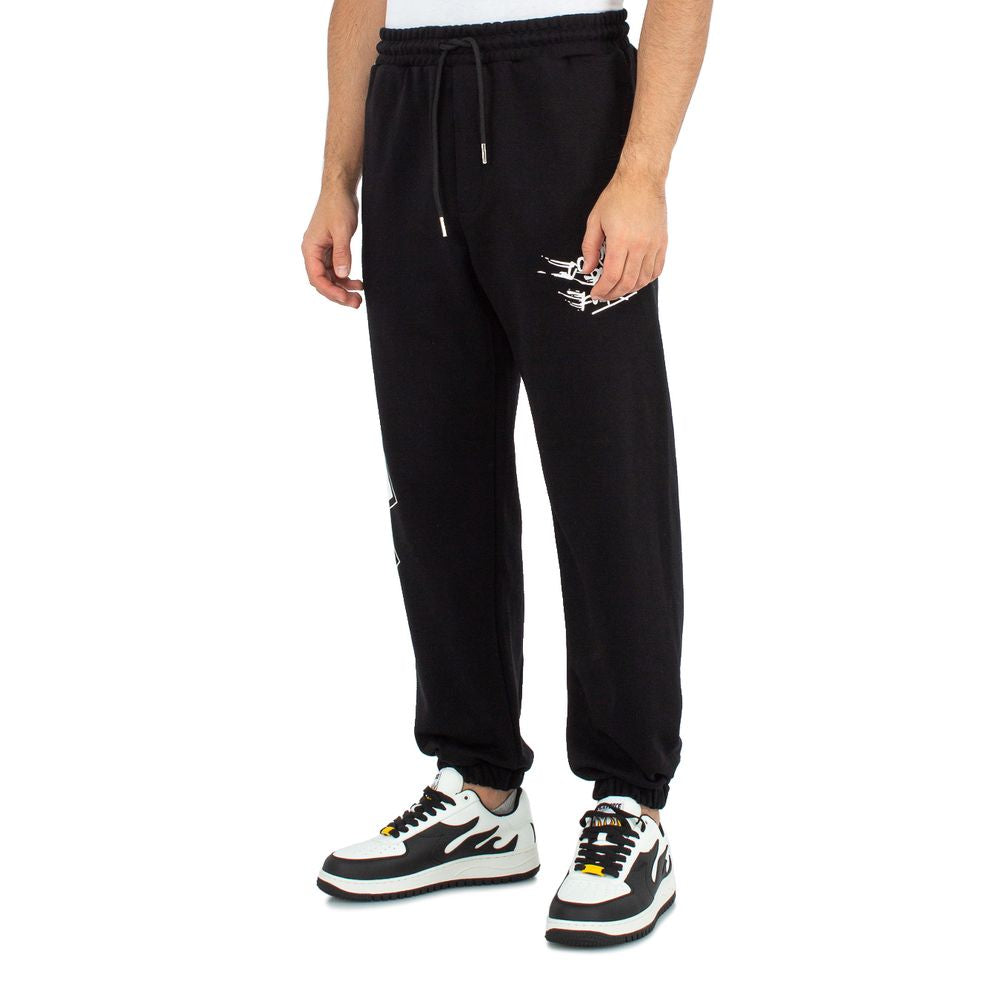 Comme Des Fuckdown Black Cotton Jeans & Pant