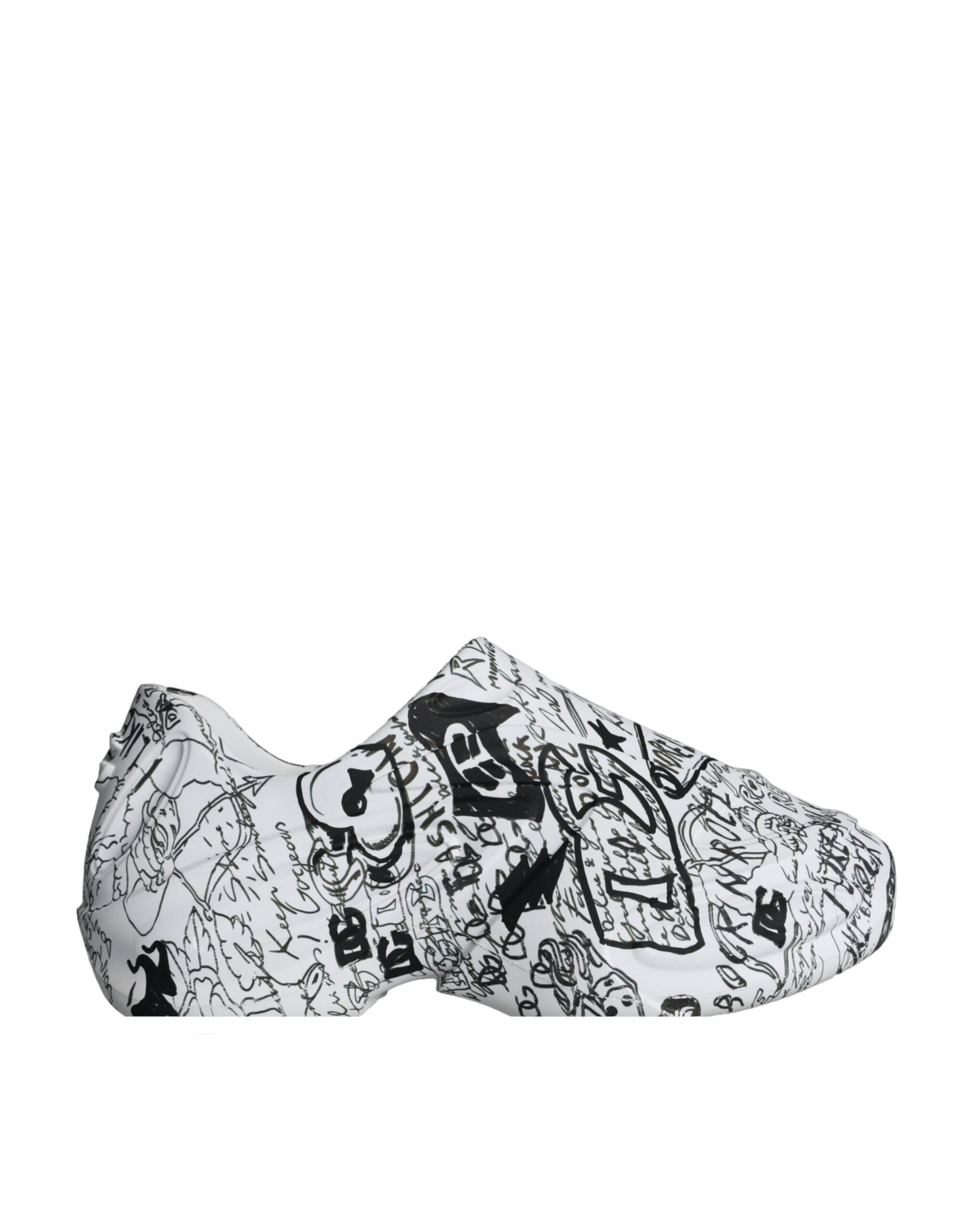 Παπούτσια Dolce & Gabbana White Black Graffiti Daymaster Sneakers