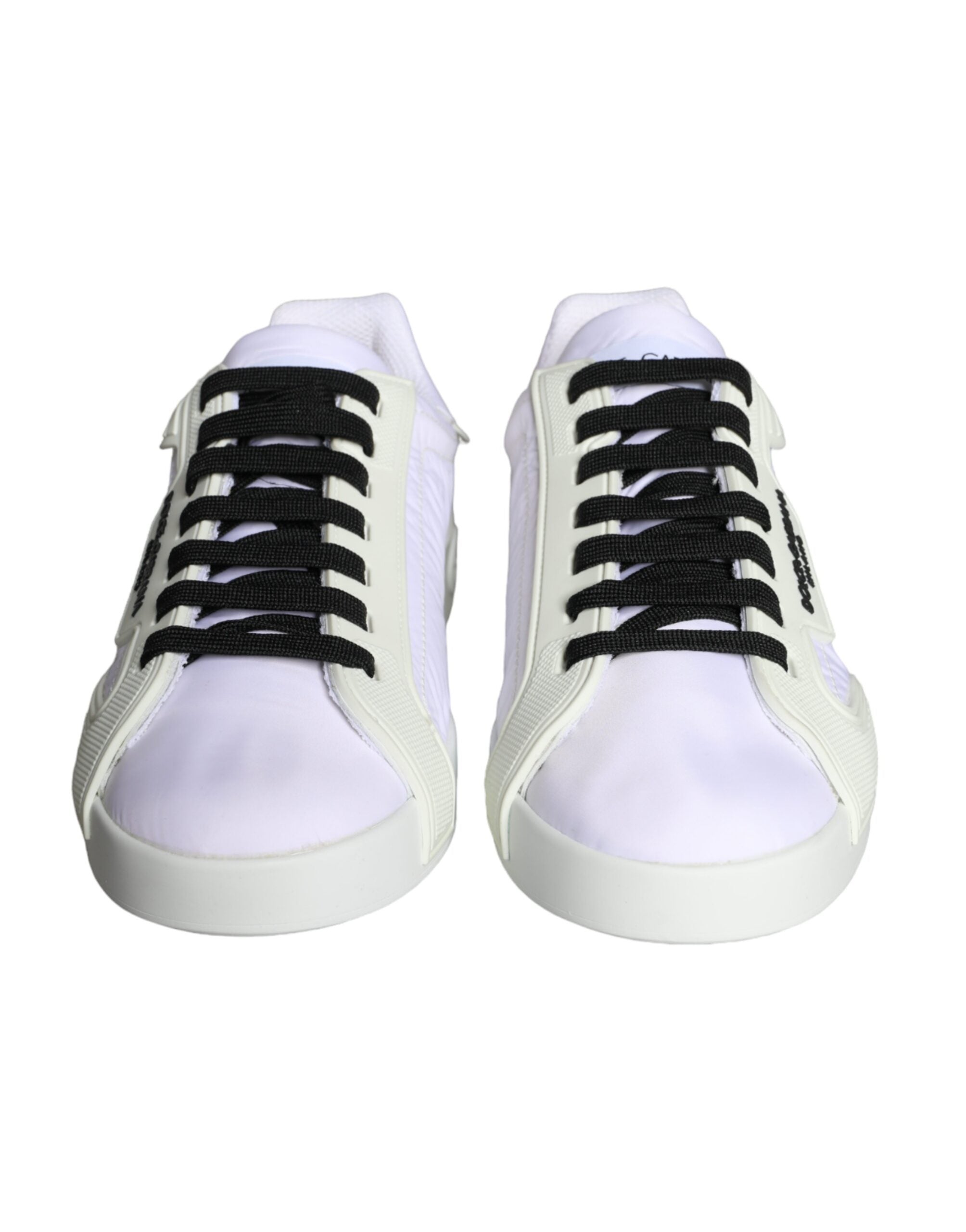 Παπούτσια πάνινα παπούτσια Dolce & Gabbana White Portofino Logo Low Top Trainers