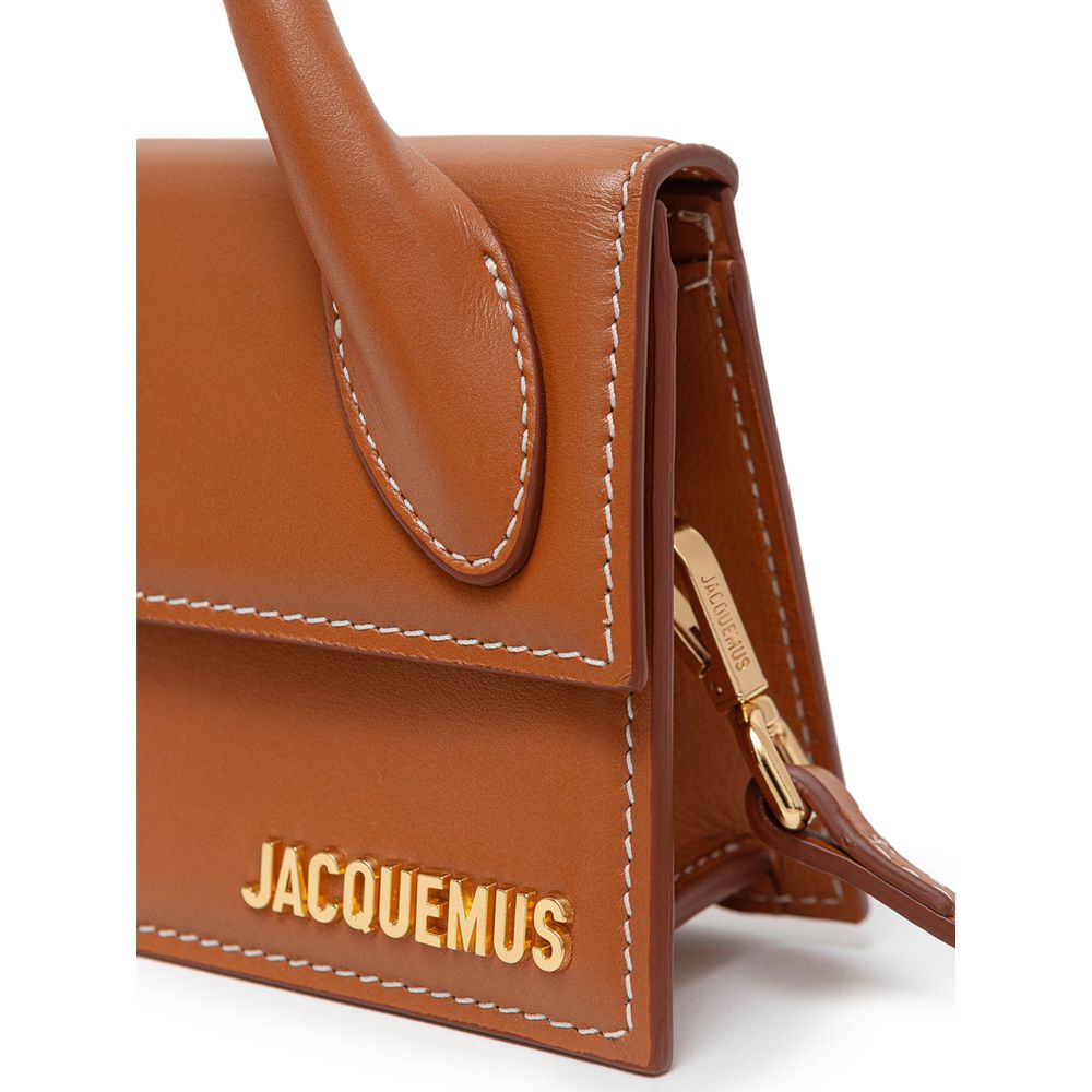 Jacquemus Καφέ Δερμάτινη Τσάντα