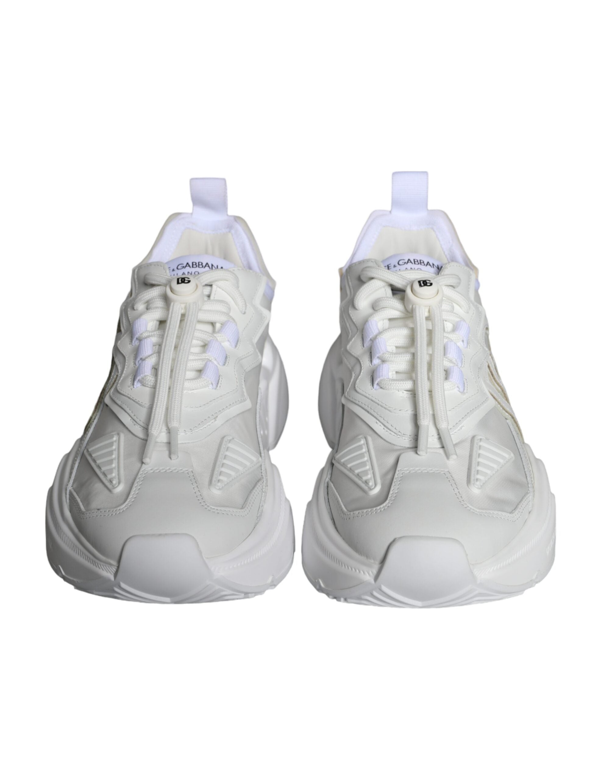 Dolce & Gabbana White Logo Daymaster Low Top Ανδρικά αθλητικά παπούτσια