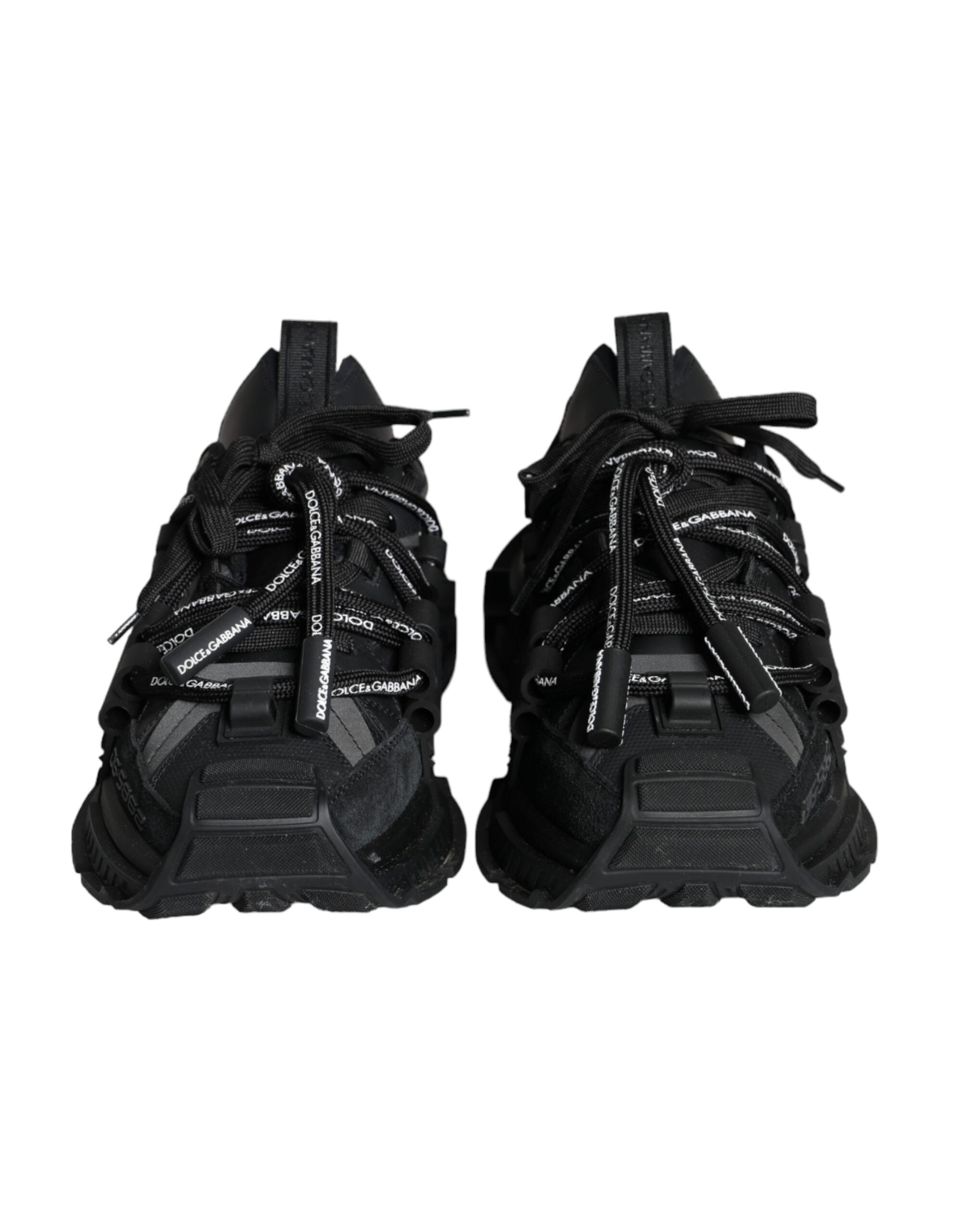 Παπούτσια Dolce & Gabbana Black Top Space Lace Up Sneakers