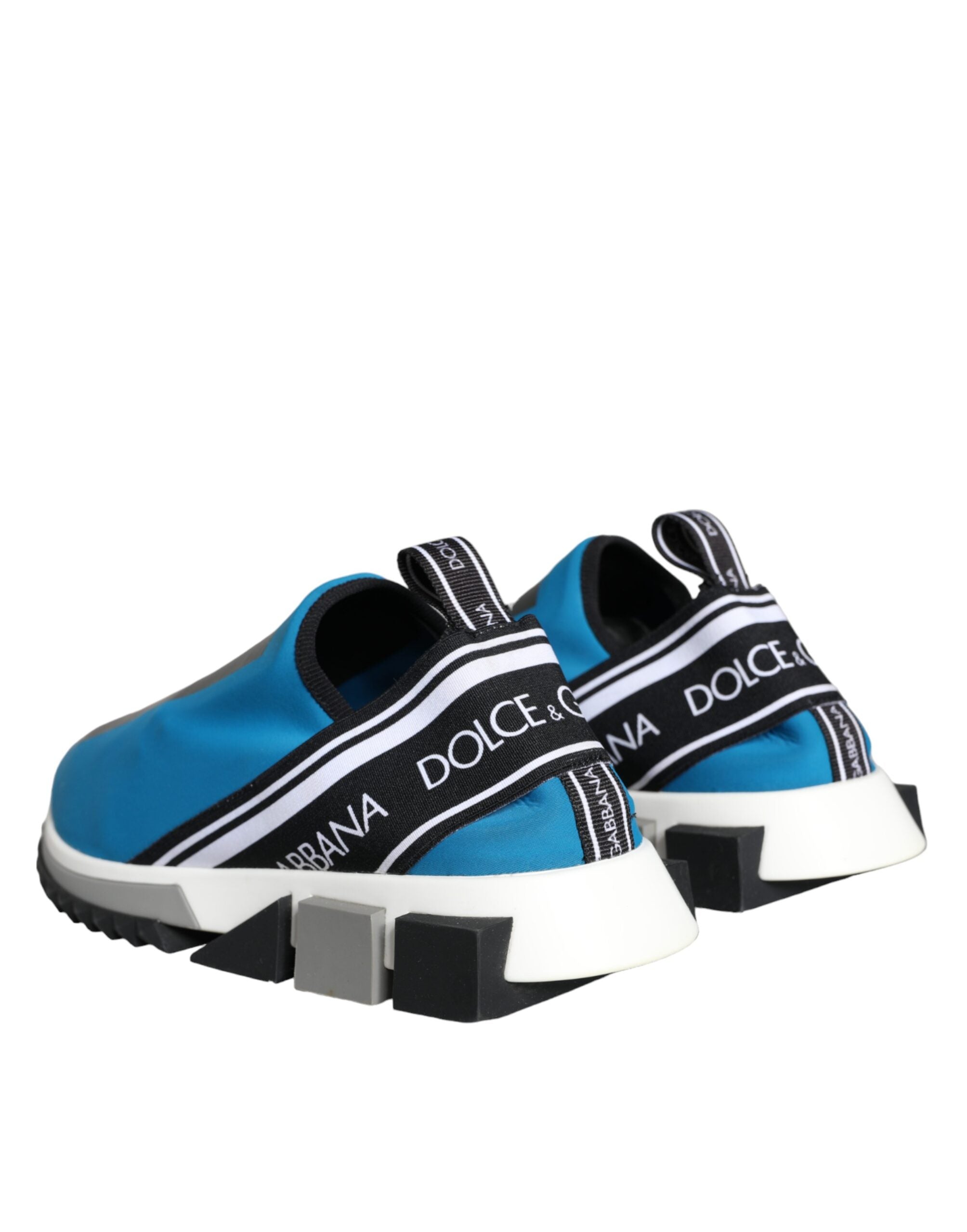 Dolce & Gabbana Blue Logo Low Top Sorrento Sneakers Shoes