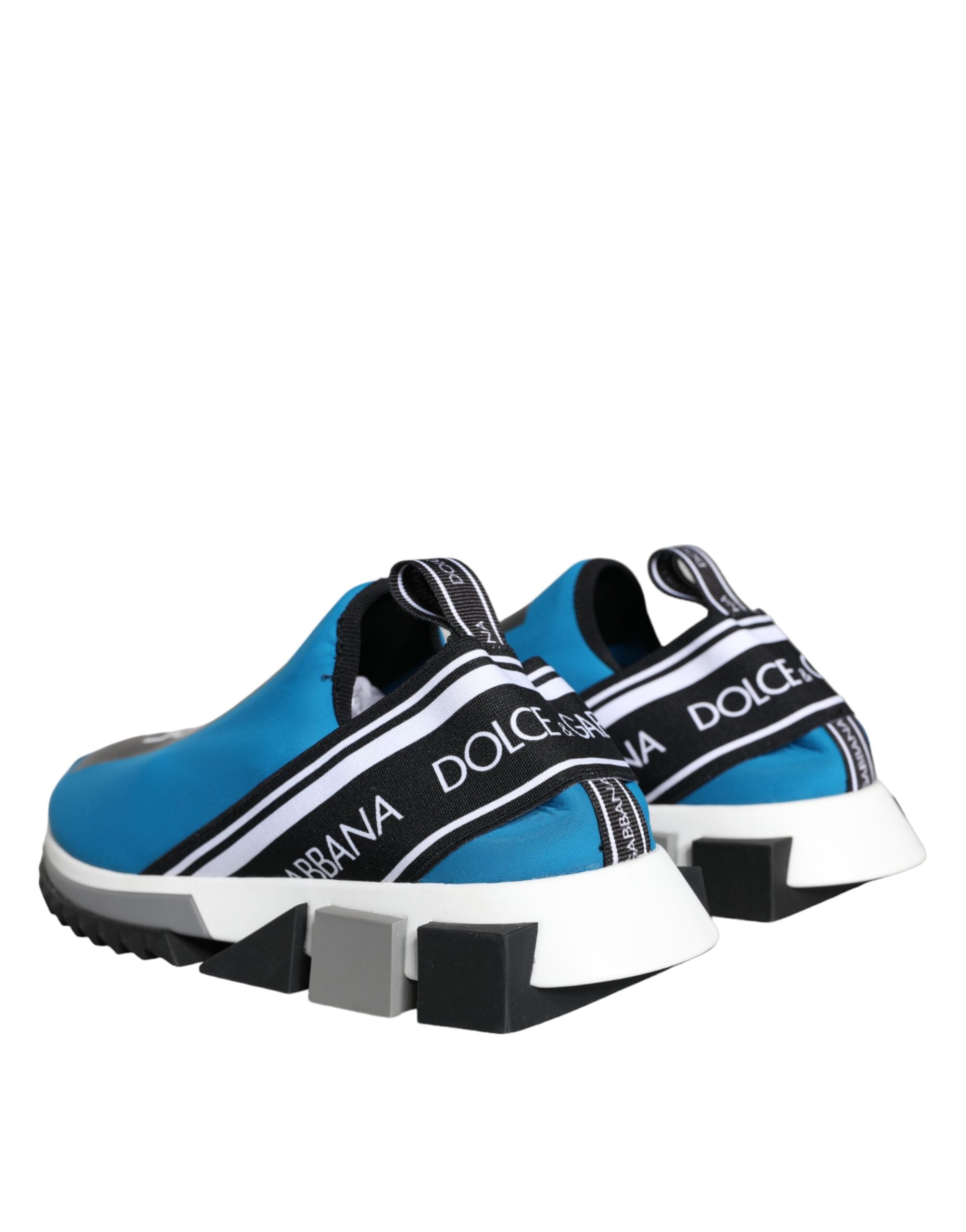 Dolce & Gabbana Blue Logo Low Top Sorrento Men Sneakers Shoes