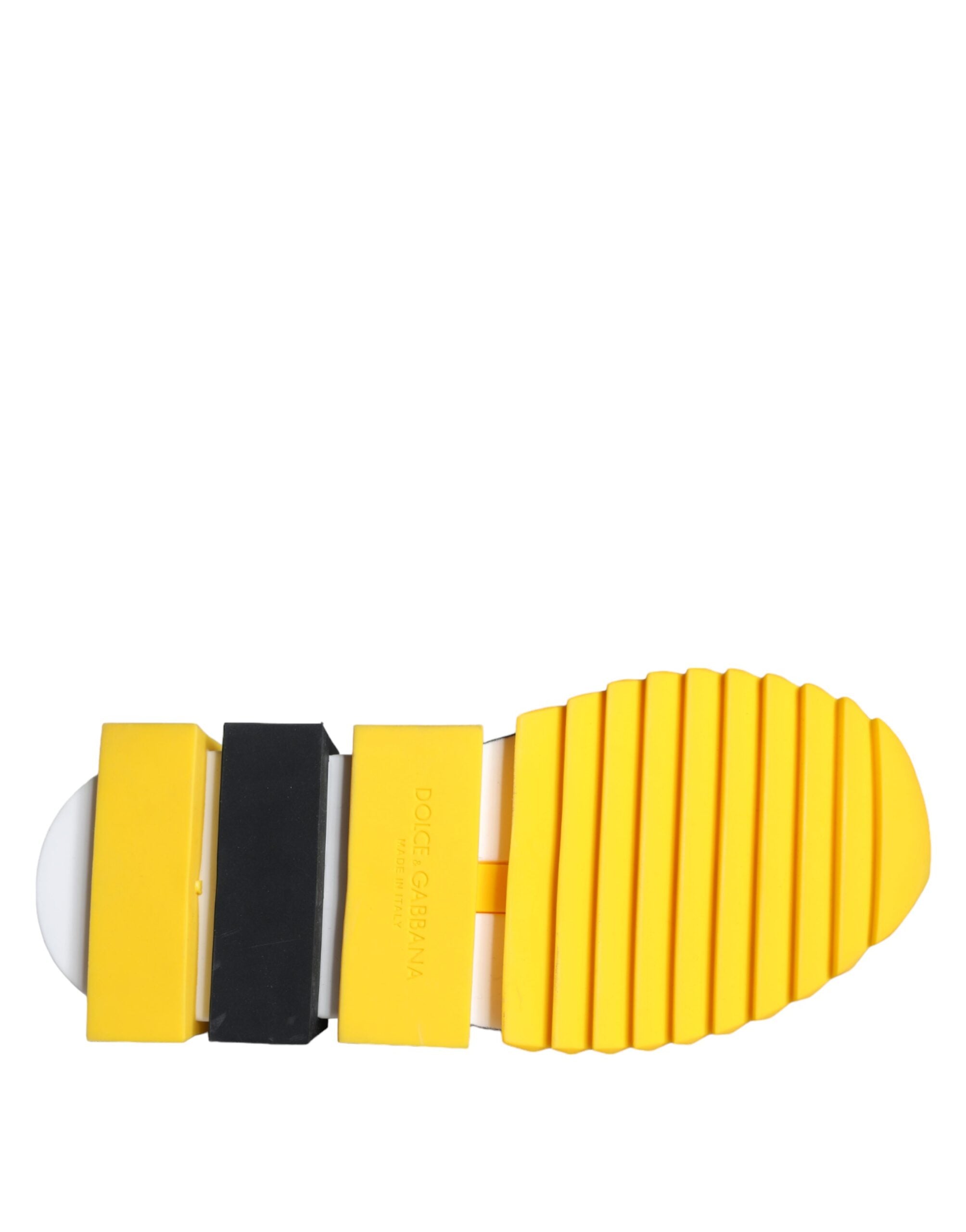 Dolce & Gabbana Yellow Sorrento Crystals Sneakers Γυναικεία παπούτσια