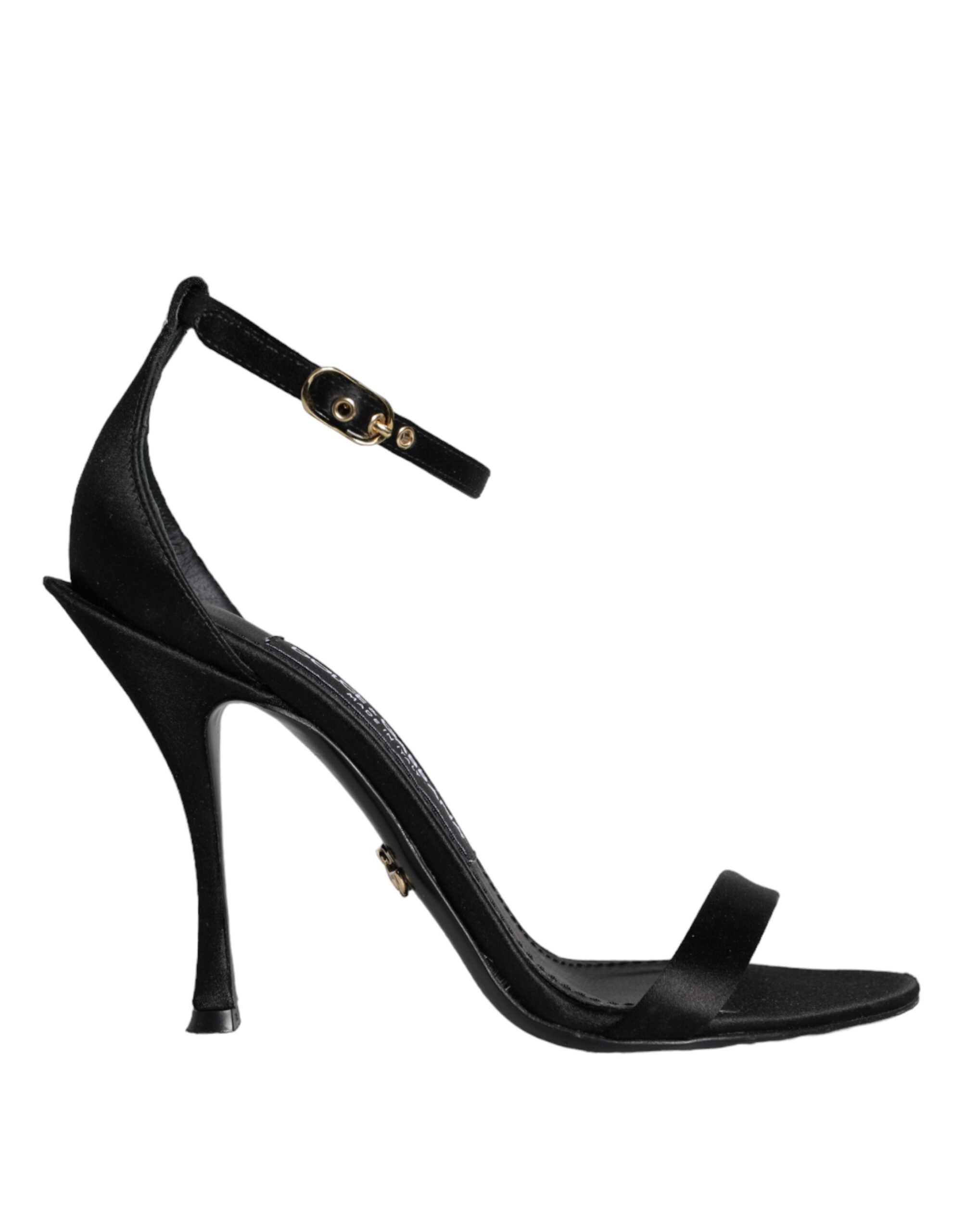 Dolce & Gabbana Μαύρα KEIRA Heels Ankle Strap Sindals Παπούτσια