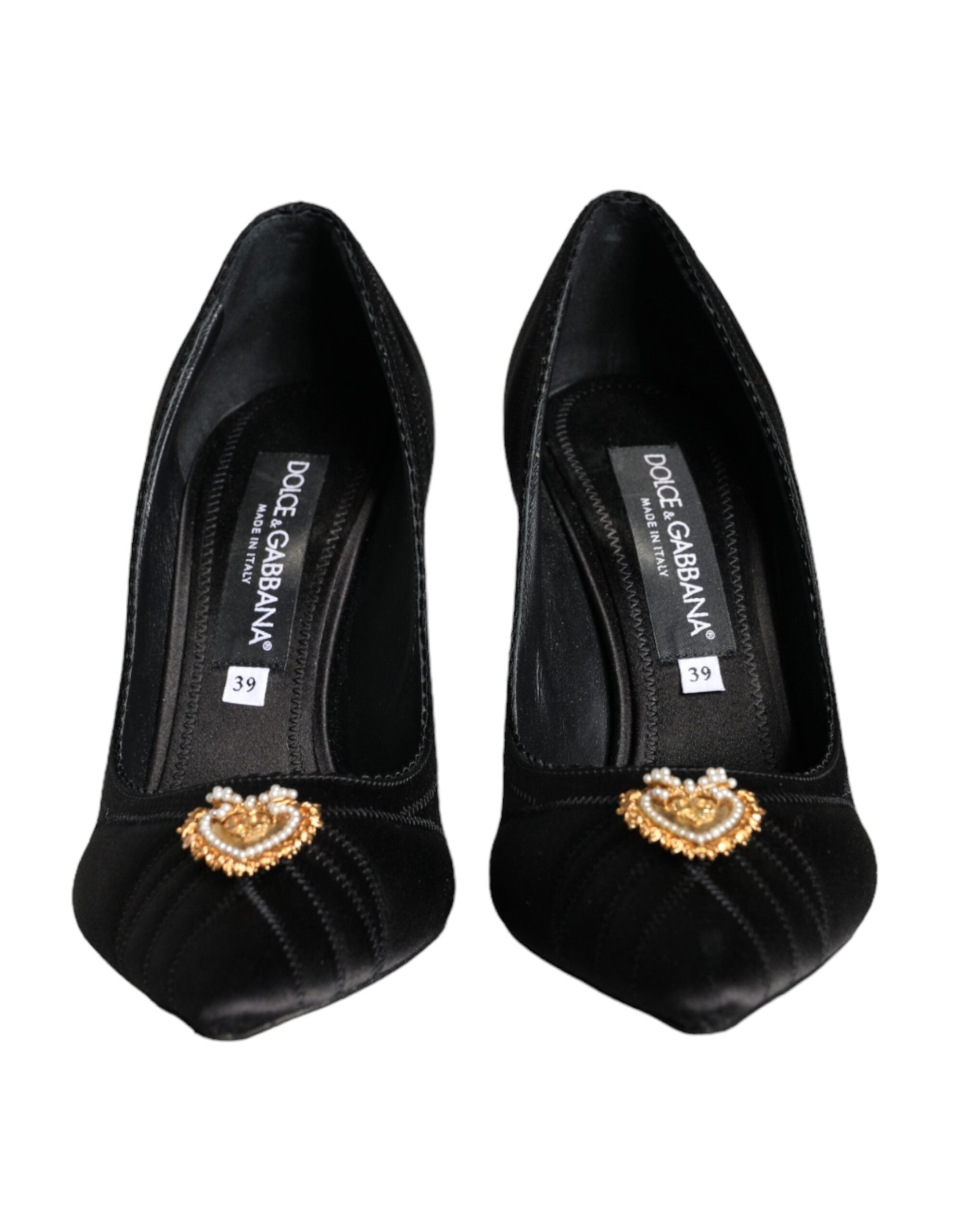 Παπούτσια Dolce & Gabbana Black Heart DEVOTION Heels Pumps