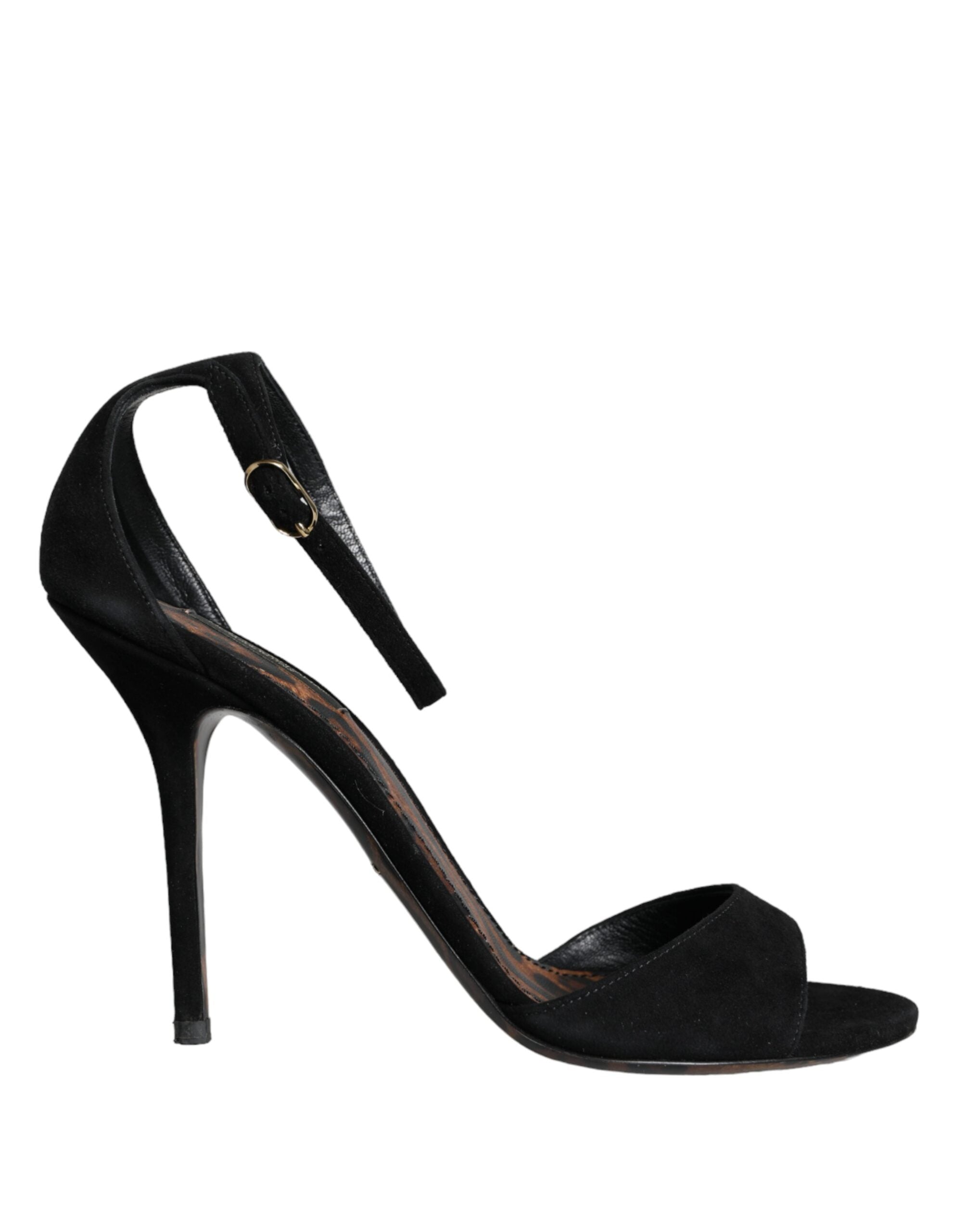 Παπούτσια Dolce & Gabbana Μαύρα KEIRA Heels Ankle Strap Sindals Παπούτσια