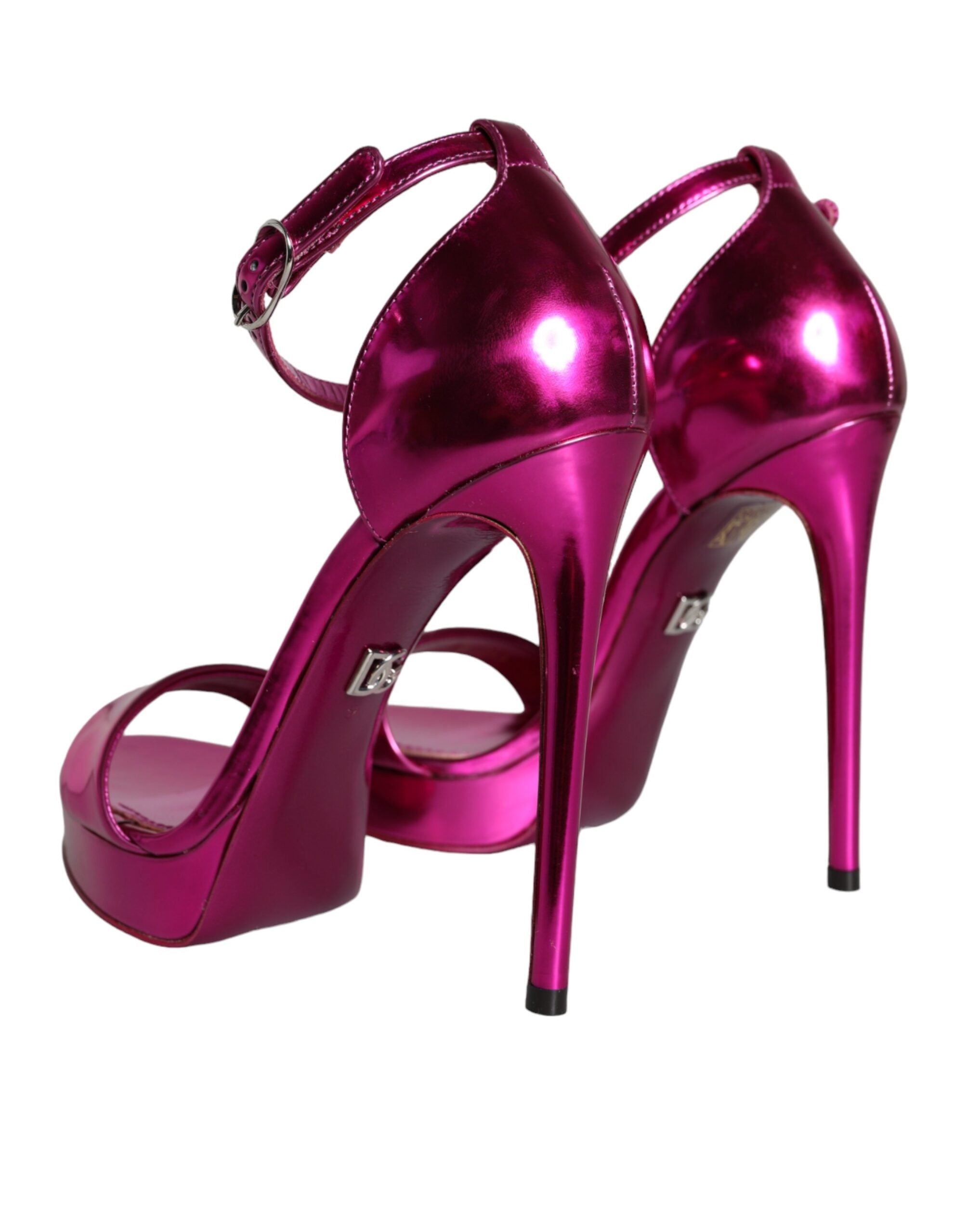 Παπούτσια Dolce & Gabbana Fuchsia KEIRA Heels Ankle Strap Sindals Παπούτσια