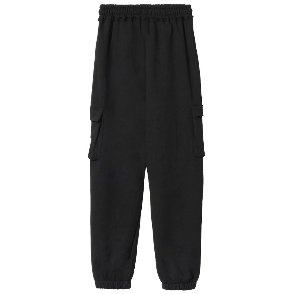 Comme Des Fuckdown Black Cotton Jeans & Pant