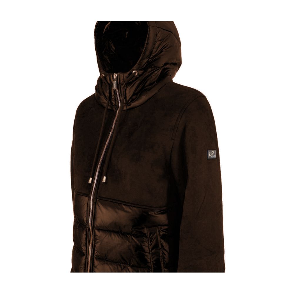 Ναι Zee Brown Nylon Jackets & Coat