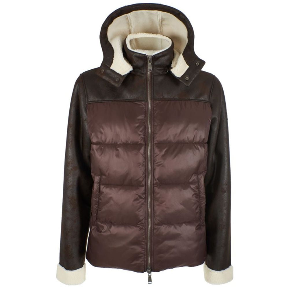 Ναι Zee Brown Nylon Jacket